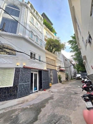 Bán nhà góc 2 mặt tiền hẻm nhựa 2 xe hơi tránh nhau nơ trang long p11 bt