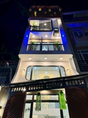 Bán nhà phan huy ích, p.14, 4x17m, 1t 1l 3l st, 5pn, 6wc, 7.9 tỷ, tl