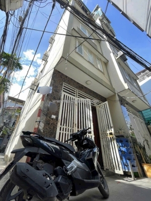 Bán nhà phố mai động, tam trinh dt 35m 5 tầng. lô góc 2 mặt thoáng, chỉ 6 tỷ 6