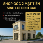 Bán shop góc 2 mặt tiền vị trí vàng, sinh lời đỉnh cao