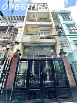 [#bình_thạnh]- p13- 4 tầng 4pn- 2 mặt tiền hẻm - ô tô vào bên trong- gần 80m2 -