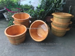 Bồn tắm gỗ ô van giá rẻ tại tứ kỳ, hải