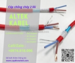 Cáp chống cháy chống nhiễu 2x0.75+e+gft altek kabel