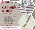 Cáp điều khiển 2 lõi 2x0.5, 2x0.75, 2x1.0, 2x1.5 altek kabel