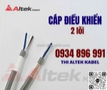 Cáp điều khiển 2×0.75mm altek kabel