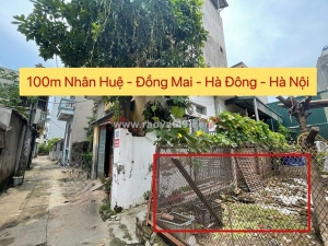Chính chủ cần bán lô đất 100m tại nhân huệ- đồng mai-hà đông-hà nội