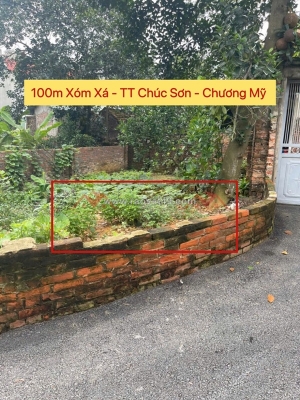 Chính chủ cần bán lô đất 100m tại tt chúc sơn-chương mỹ-hà nội