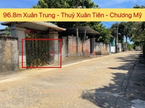 Chính chủ cần bán lô đất 96,8m tại thủy xuân tiên-chương mỹ-hà nội
