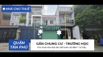 Cho thuê nhà mặt tiền nb vườn lài 68m²- 14triệu