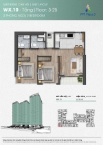 Chuyển nhượng căn hộ 2pn+ 1 – view quảng trường tại plaza 3 đà nẵng