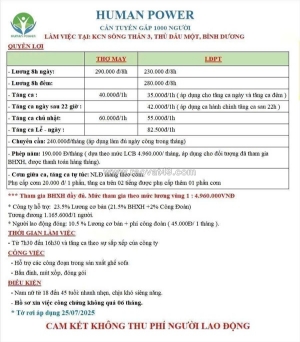 Cty ue khu công nghiệp đại đăng tuyển 50 lđpt may đóng gói lắp ráp