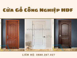 Cửa gỗ công nghiệp hdf: bền đẹp thách thức thời gian
