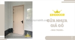 Cửa nhựa giả gỗ tại nha trang | giá tốt, lắp đặt nhanh
