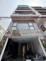 Đàm quang trung, long biên, 43m, 6 tầng, lô góc - thang máy - full nội thất -