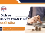 Dịch vụ quyết toán thuế cuối năm