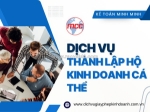 Dịch vụ thành lập hộ kinh doanh cá thể tại đồng nai