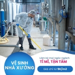 Dịch vụ vệ sinh công nghiệp – giải pháp làm sạch hiện đại, toàn diện
