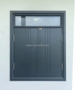 Giá cửa thép vân gỗ tại nha trang/cửa chính chống nắng, mưa 2