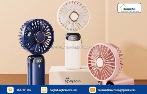 Giải pháp làm mát với quạt nhỏ để bàn làm việc hiệu quả