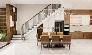 Giới thiệu mẫu nội thất phòng bếp hiện đại ấm áp tại vũng tàu