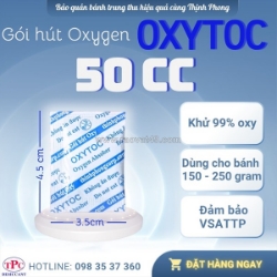 Gói hút oxy 50cc bảo quản bánh trung thu chuẩn