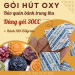 Gói hút oxy bảo quản bánh trung thu tối ưu