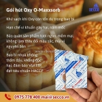 Gói hút oxy o-maxxsorb secco – chống mốc, kéo dài hạn sử dụng cho bánh & thực phẩm