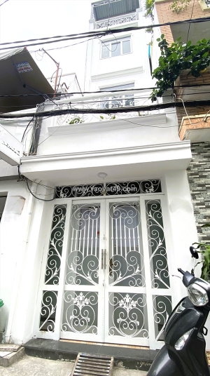 Hẻm xe hơi 4m lê văn sỹ q3, nhà đẹp 4 tầng, nở hậu - giá 8.3 tỷ