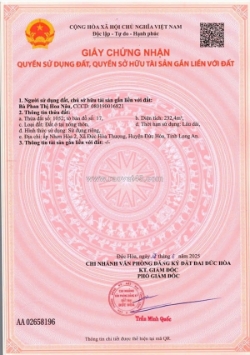 Hot ! hot ! hot ! chính chủ cần bán lô đất tại xã đức hòa thượng, huyện đức