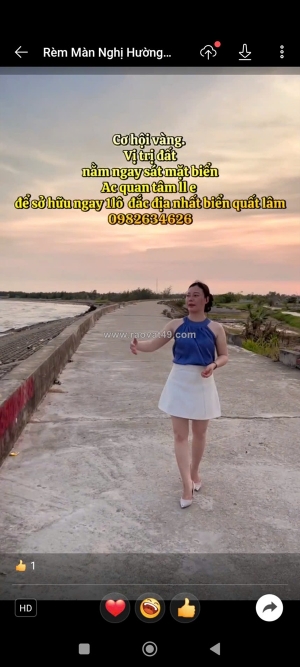 Hot !!! sở hữu ngay lô đất biển đẹp - giá tốt - vị trí đắc địa tại tt quất lâm,