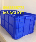 Khay nhựa bít, sóng nhựa bít 3t1 dùng trữ hàng hóa, thực phẩm