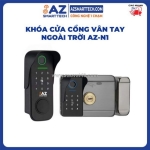 Khoá cổng vân tay ngoài trời 2 chiều chống nước az smarttech