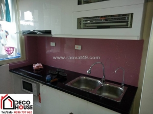 Kính bếp màu tím có mấy loại? giá từng loại