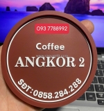 Làm đế lót ly bằng vải nỉ, đế lót ly nhựa cao cấp, đế lót ly giấy in đế lót ly tại xưởng