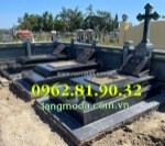 Lắp mẫu mộ đẹp đơn giản tại hà tĩnh bằng đá hoa cương nguyên khối