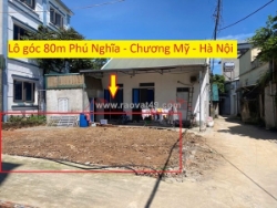 Lô góc siêu đẹp 80m tại khu công nghiệp phú nghĩa-chương mỹ-hà nội