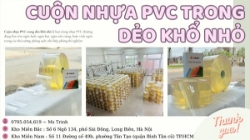 Màng nhựa pvc trong dẻo khổ nhỏ 200mm, 300mm