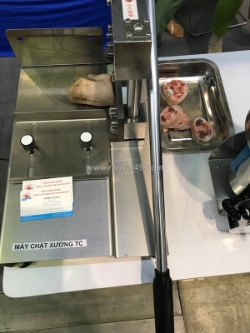 Máy chặt  xương heo, máy cắt giò heo thủ công