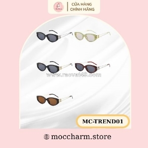 Mùa hè thêm cuốn hút với kính mắt mèo mộc charm