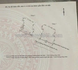 Nhà 2 tầng kiệt oto phó đức chính . mặt tiền rộng 6m