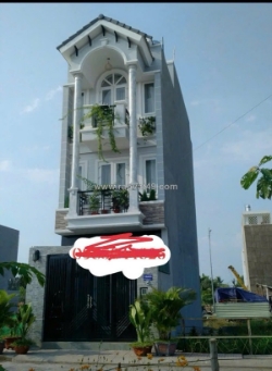 Nhà hxh đường bưng ông thoàn phú hữu dt 57m, 3 tầng