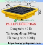 Pallet chống tràn có thể dùng tái nhiều lần không?