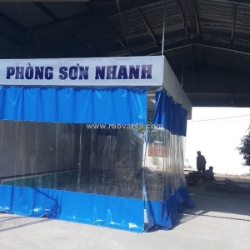 Phòng sơn nhanh ô tô che rèm việt nam