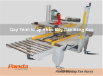 Quy trình nhập khẩu máy dán băng keo