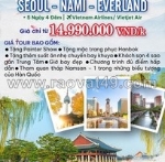 Seoul • đảo nami • everland (5n4đ)