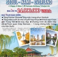 Seoul • đảo nami • everland (5n4đ)