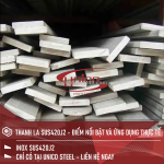 Thanh la sus420j2 – giải pháp thép không gỉ cứng vững cho mọi công trình