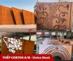 Thép corten a/b - unico steel