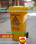 Thùng rác nhựa 240 lít - tối ưu cho mọi nhu cầu vệ sinh - vx