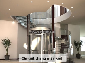 Tìm hiểu chi tiết thang máy kính: kích thước, cấu tạo, báo giá